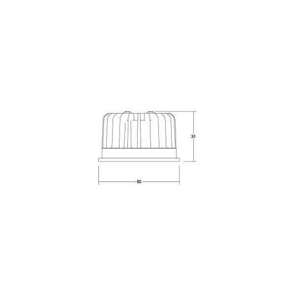 Brumberg DISC LED-Einsatz, MR16, 6 W, mit Linsenoptik, 350 mA (12920003)