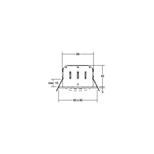 Brumberg INDIWO68 LED-Einbaustrahler, 6W, 540lm, 3000K, weiß (12295173)