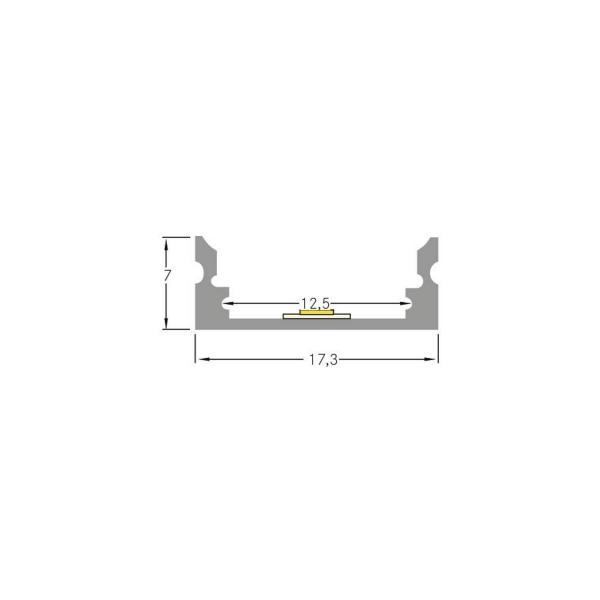 Brumberg BB Anbau - Aluminiumprofil - Komplettset (15891260)