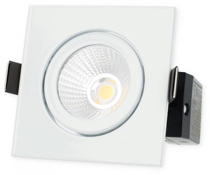 ARDEBO.de Brumberg BB05 LED-Einbaustrahlerset schaltbar, 6W, 640lm, 3000K, weiß (38365073)