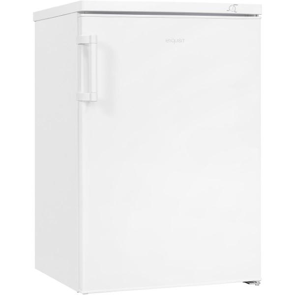 Exquisit GS81-H-010E Mini-Gefrierschrank, 56 cm breit, 85 L, Türanschlag wechselbar, weiß