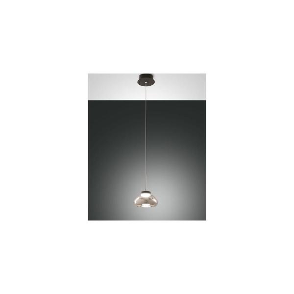 ARDEBO.de Fabas Luce ARABELLA PENDELLEUCHTE, 8W, 750lm, 2900-3100K, schwarz (3547-40-126)