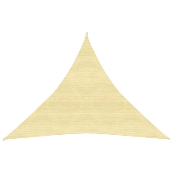 ARDEBO.de - Sonnensegel 160 g/m² Beige 4x4x4 m HDPE