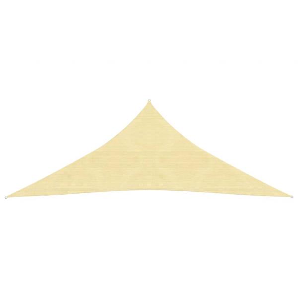 Sonnensegel 160 g/m² Beige 4x4x4 m HDPE