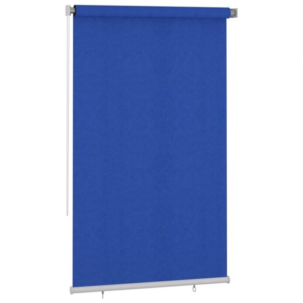 ARDEBO.de - Außenrollo 140x230 cm Blau HDPE