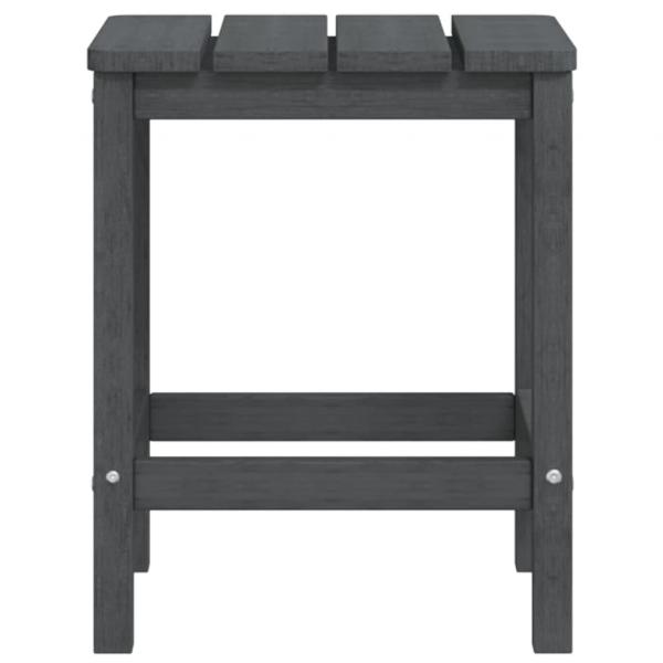 Garten Adirondack-Tisch Anthrazit 38x38x46 cm HDPE