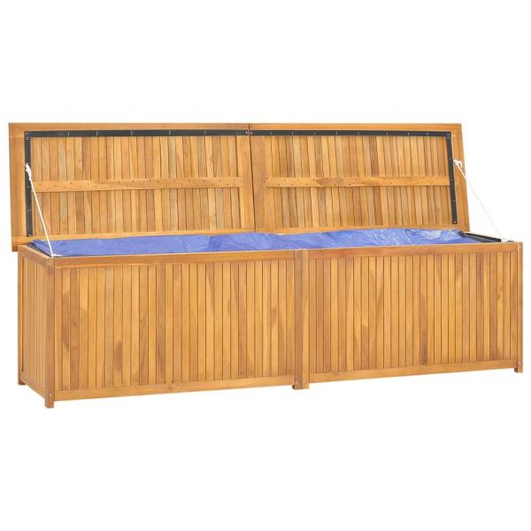 Gartenbox 200x50x55 cm Massivholz Teak