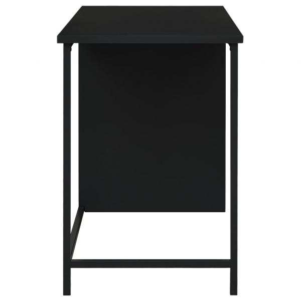 Schreibtisch Industrie-Stil mit Schubladen Schwarz 105x52x75 cm