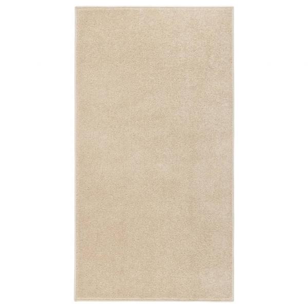 ARDEBO.de - Teppich Kurzflor 80x150 cm Beige