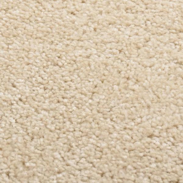 Teppich Kurzflor 80x150 cm Beige