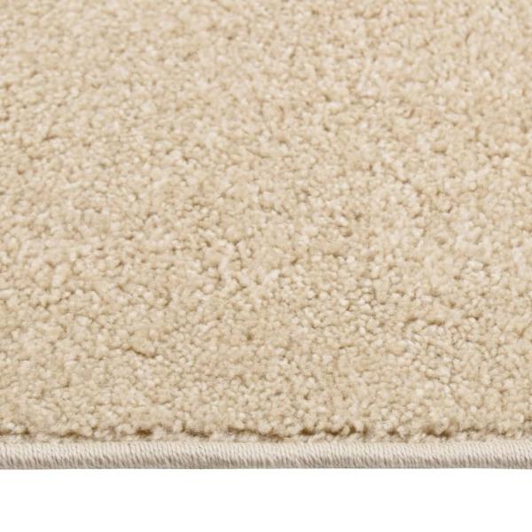 Teppich Kurzflor 160x230 cm Beige