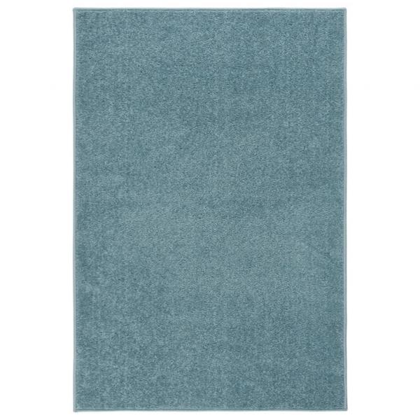 ARDEBO.de - Teppich Kurzflor 160x230 cm Blau