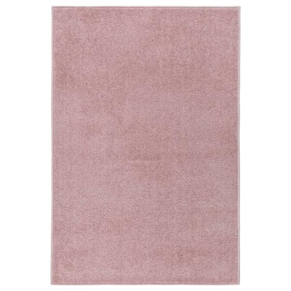 ARDEBO.de - Teppich Kurzflor 200x290 cm Rosa