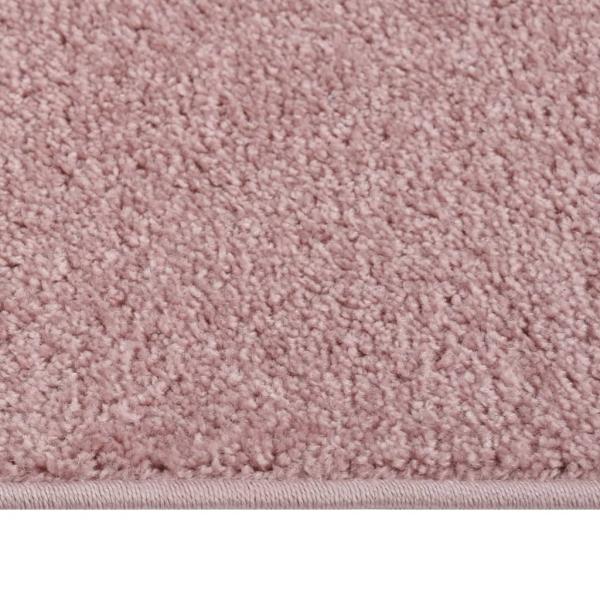 Teppich Kurzflor 200x290 cm Rosa