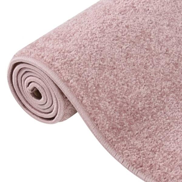 Teppich Kurzflor 200x290 cm Rosa