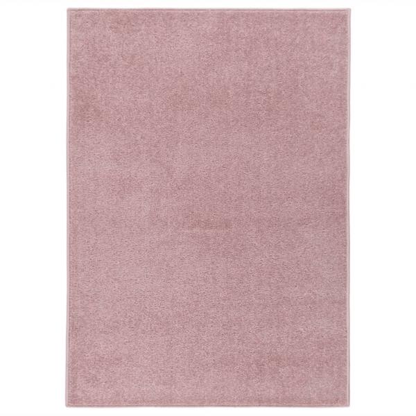 ARDEBO.de - Teppich Kurzflor 240x340 cm Rosa