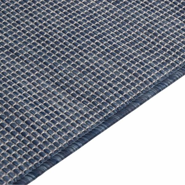 Outdoor-Teppich Flachgewebe 120x170 cm Blau