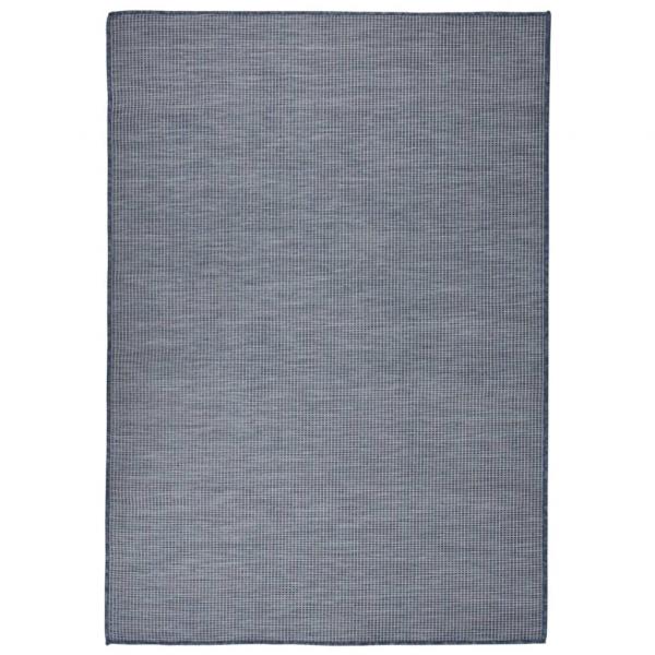 ARDEBO.de - Outdoor-Teppich Flachgewebe 160x230 cm Blau