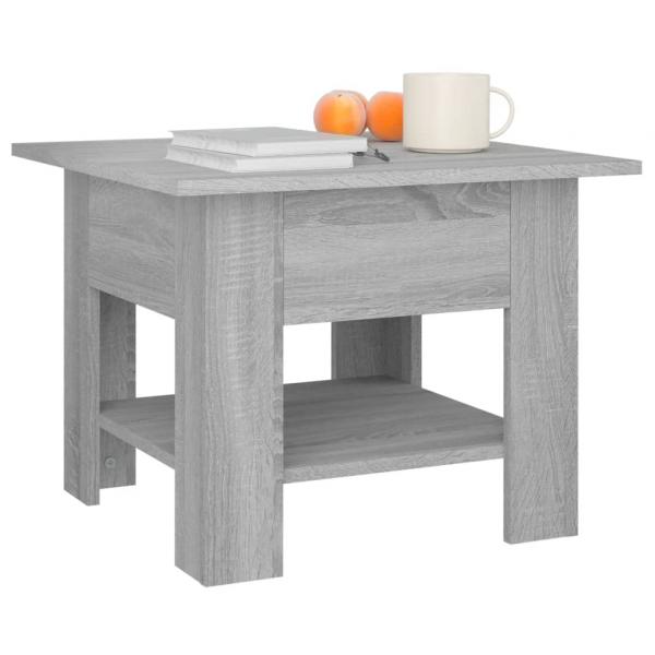 Couchtisch Grau Sonoma 55x55x42 cm Holzwerkstoff