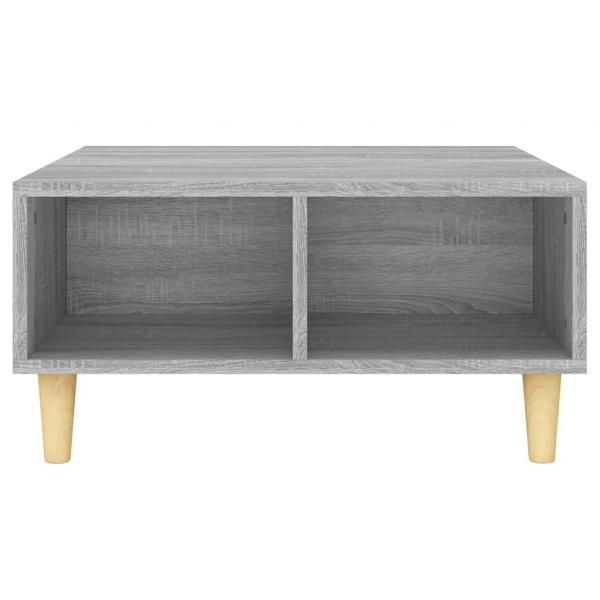 Couchtisch Grau Sonoma 60x60x30 cm Holzwerkstoff