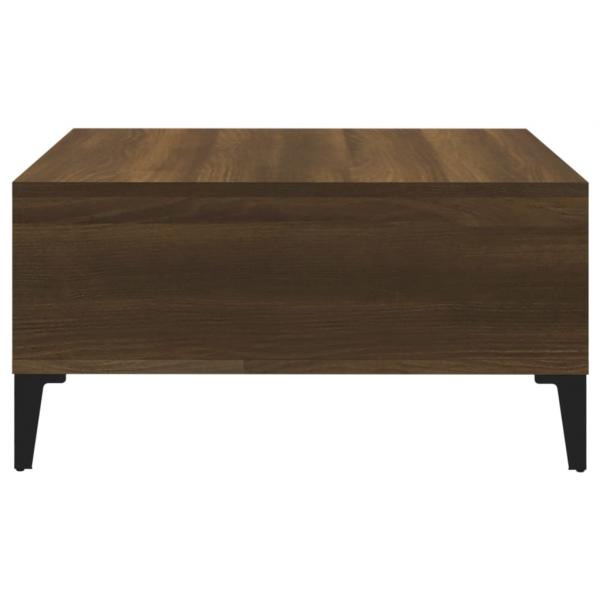 Couchtisch Braun Eichen-Optik 60x60x30 cm Holzwerkstoff