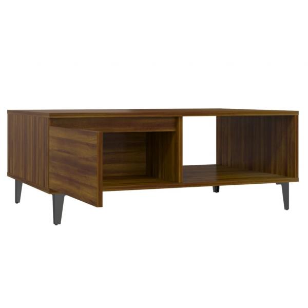 Couchtisch Braun Eichen-Optik 90x60x35 cm Holzwerkstoff