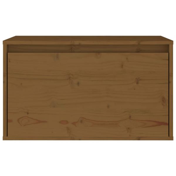 Wandschrank Honigbraun 60x30x35 cm Massivholz Kiefer