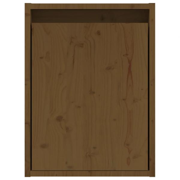 Wandschrank Honigbraun 30x30x40 cm Massivholz Kiefer