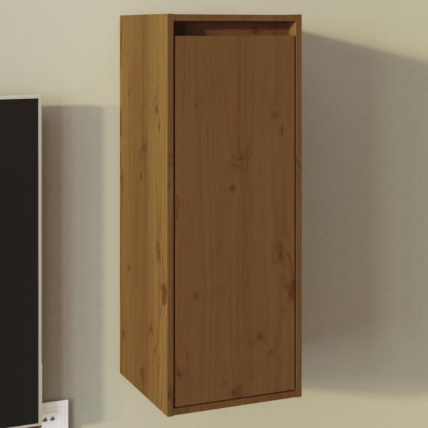 ARDEBO.de - Wandschrank Honigbraun 30x30x80 cm Massivholz Kiefer