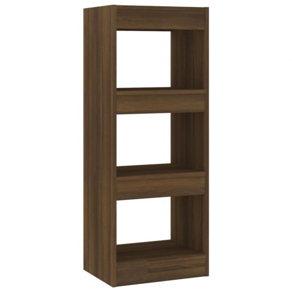 Bücherregal/Raumteiler Braun Eiche 40x30x103cm Holzwerkstoff