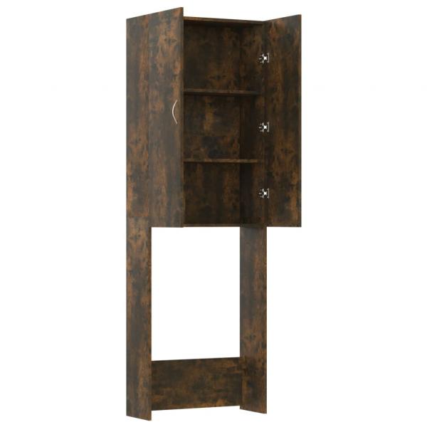 Waschmaschinenschrank Räuchereiche 64x25,5x190 cm