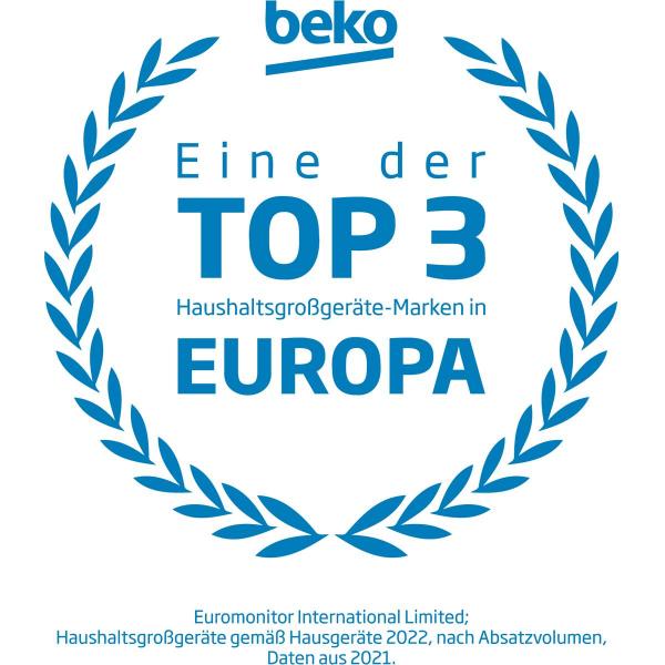 Beko B1754N Einbaukühlschrank, Nischenhöhe: 88cm, 110 L, Schlepptürtechnik, LED Illumination, MinFrost, weiß