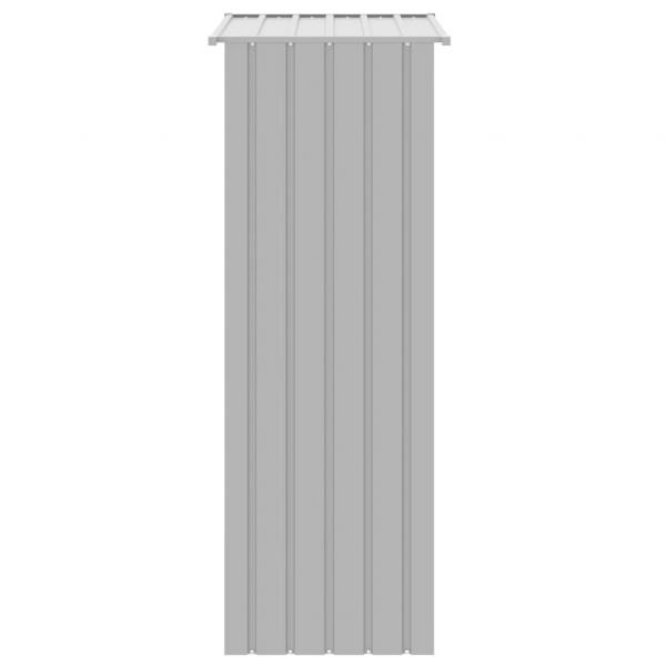 Voliere Grau 115x78x200 cm Verzinkter Stahl
