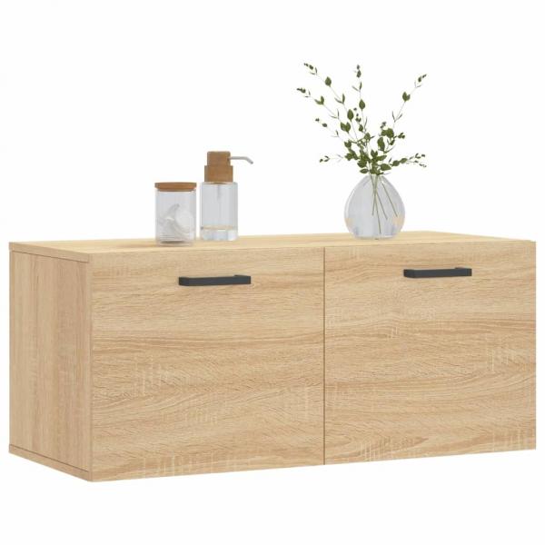 Wandschrank Sonoma-Eiche 80x36,5x35 cm Holzwerkstoff