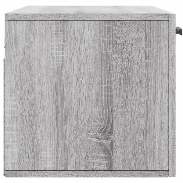 Wandschrank Grau Sonoma 80x36,5x35 cm Holzwerkstoff