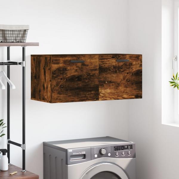 ARDEBO.de - Wandschrank Räuchereiche 80x36,5x35 cm Holzwerkstoff