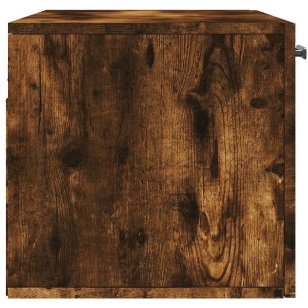 Wandschrank Räuchereiche 80x36,5x35 cm Holzwerkstoff