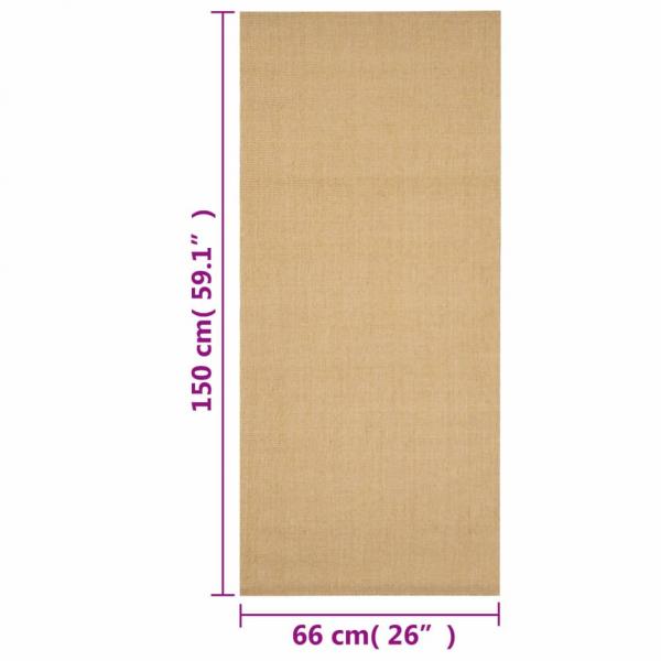 Teppich Natur Sisal 66x150 cm