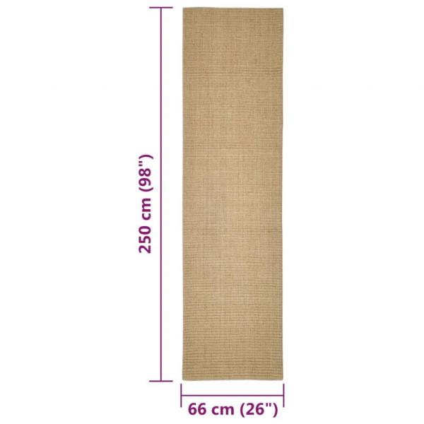 Teppich Natur Sisal 66x250 cm