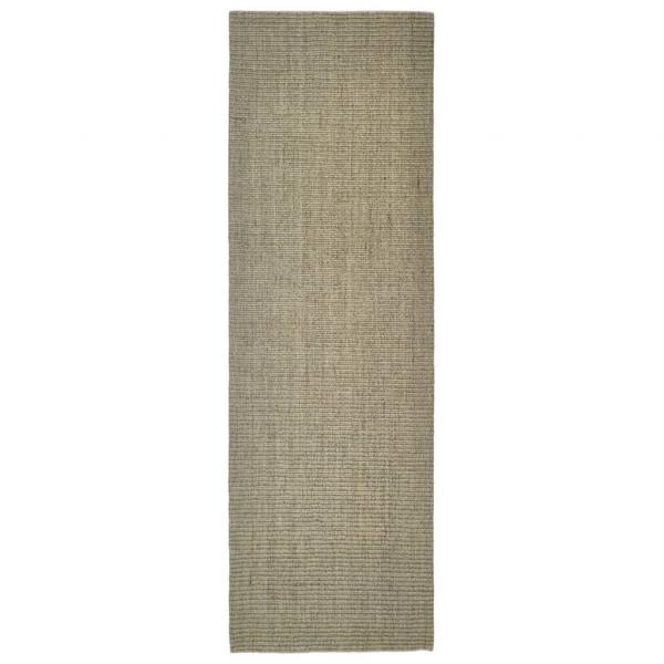 Teppich Natur Sisal 80x250 cm Grün