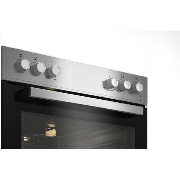 Beko BBUC12020X Einbau Herdset mit Glaskeramikkochfeld, 60cm breit, 74L, Grill, Ober-Unterhitze, Restwärmeanzeige, SteamShine, Edelstahl