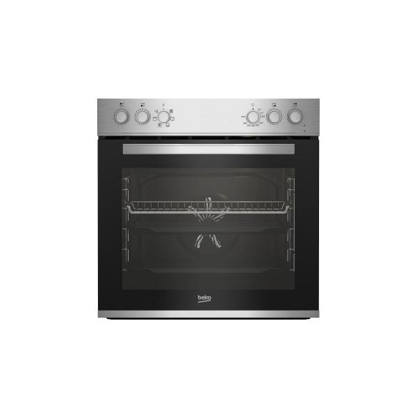 Beko BBUE12020X Einbau Herdset mit Glaskeramikkochfeld, 60cm breit, 72L, SteamShine, 5 Einschubebenen, Restwärmeanzeige, Edelstahl