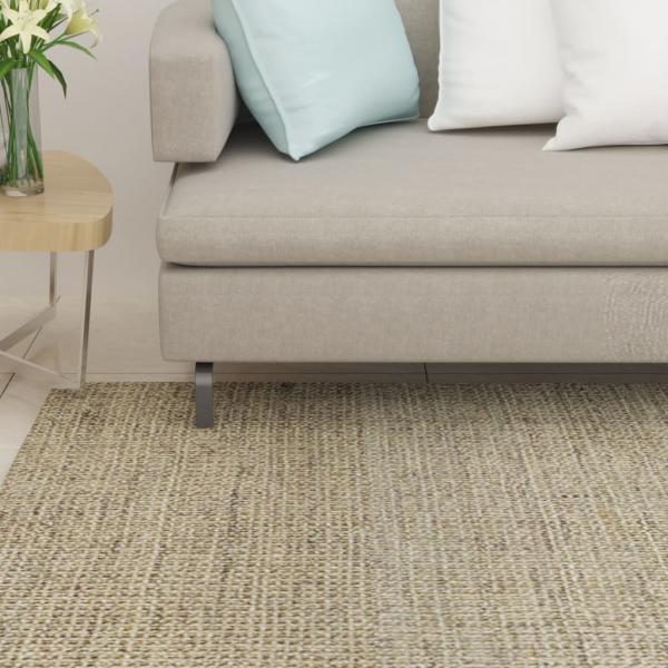 ARDEBO.de - Teppich Natur Sisal 80x300 cm Grün