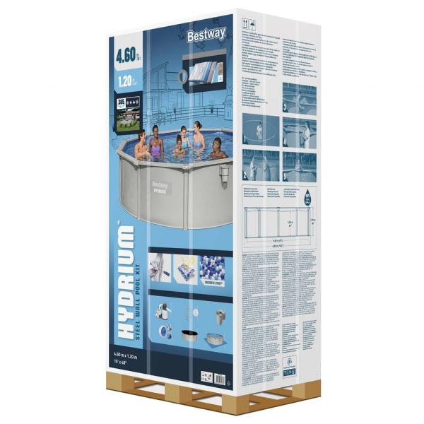 Bestway Hydrium Swimmingpool-Set 460x120 cm