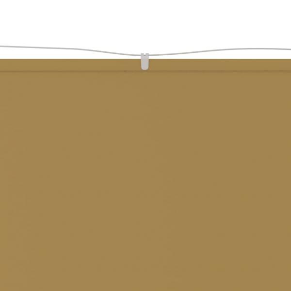 Senkrechtmarkise Beige 100x360 cm Oxford-Gewebe