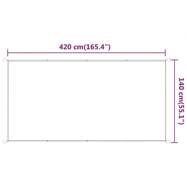 Senkrechtmarkise Hellgrün 140x420 cm Oxford-Gewebe