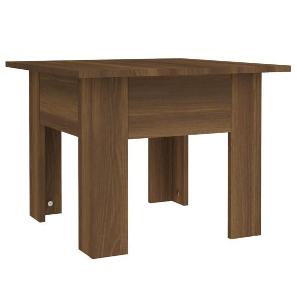 Couchtisch Braun Eichen-Optik 55x55x42 cm Holzwerkstoff