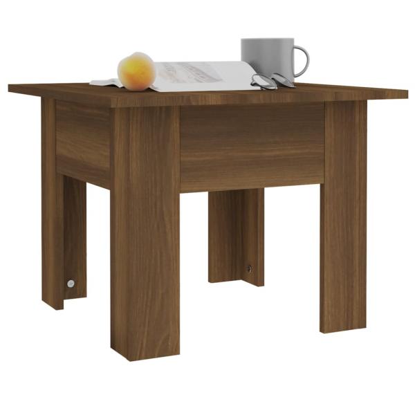 Couchtisch Braun Eichen-Optik 55x55x42 cm Holzwerkstoff