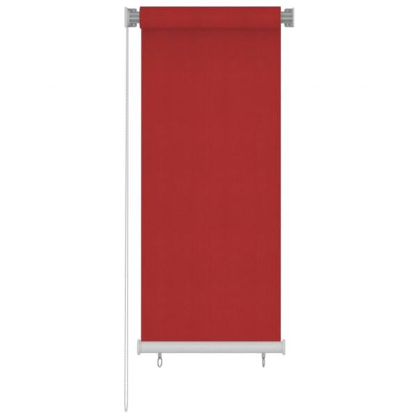 ARDEBO.de - Außenrollo 60x140 cm Rot HDPE