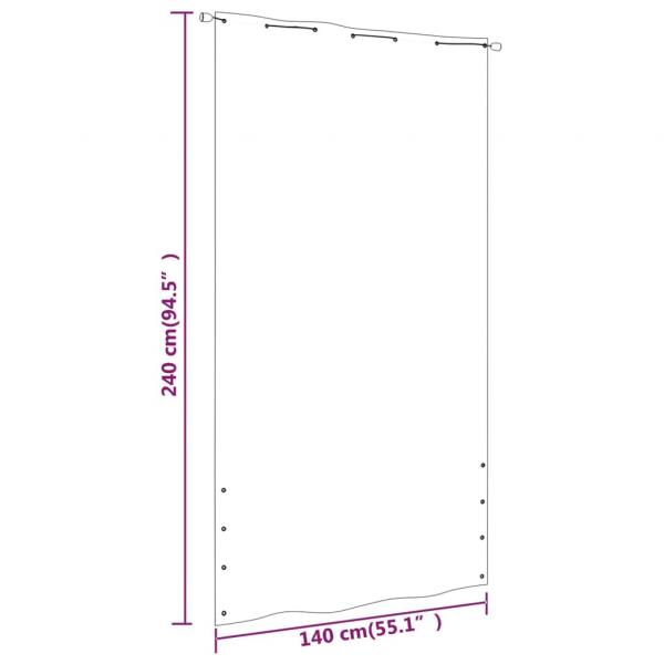 Balkon-Sichtschutz Blau 140x240 cm Oxford-Gewebe